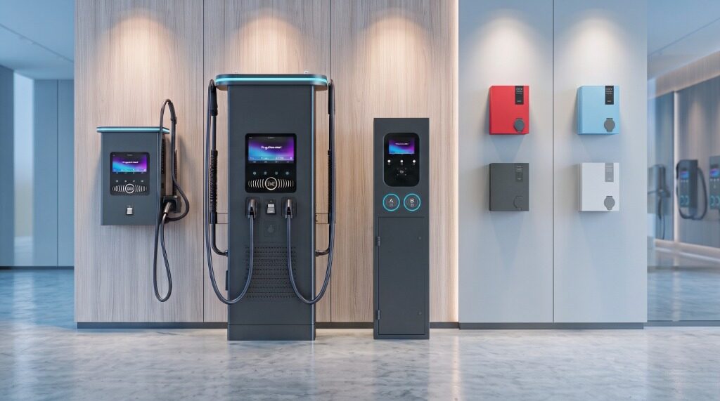 Products & Hardware — EV Charging Stations, DC Fast Chargers, and Smart Wallboxes