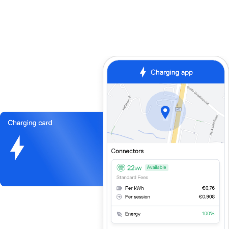 NEX EV Chargers and Chargecards Mobile Solution